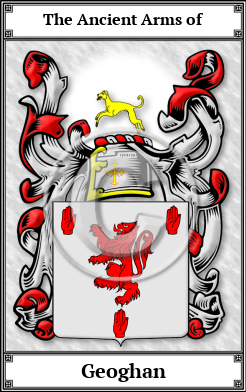 Geoghan Family Crest Download (JPG)  Book Plated - 150 DPI