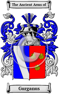 Gurganus Family Crest/Coat of Arms