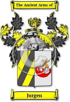 Jurgen Family Crest Download (jpg) Legacy Series - 150 DPI