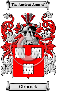 Girbrock Family Crest/Coat of Arms