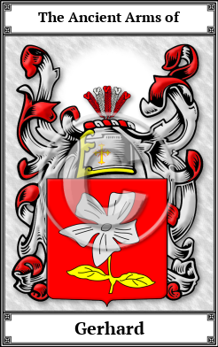 Gerhard Family Crest Download (JPG)  Book Plated - 150 DPI