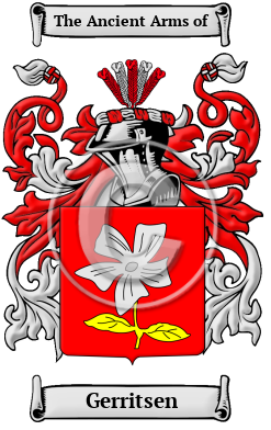Gerritsen Family Crest/Coat of Arms