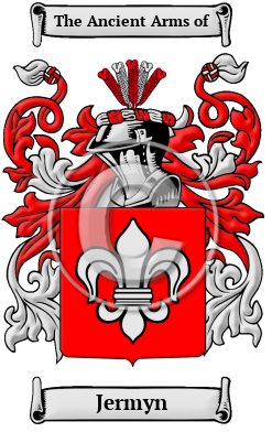 Jermyn Family Crest/Coat of Arms