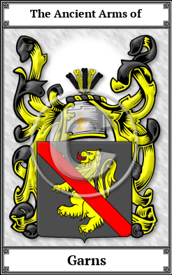Garns Family Crest Download (JPG) Book Plated - 600 DPI