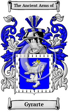 Gyrarte Family Crest/Coat of Arms