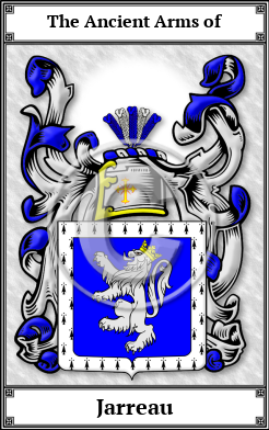 Jarreau Family Crest Download (JPG)  Book Plated - 150 DPI