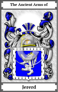 Jererd Family Crest Download (JPG)  Book Plated - 150 DPI