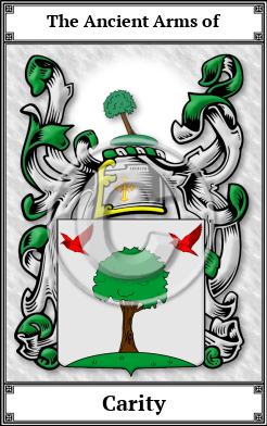 Carity Family Crest Download (JPG) Book Plated - 600 DPI