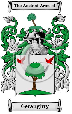 Geraughty Family Crest/Coat of Arms