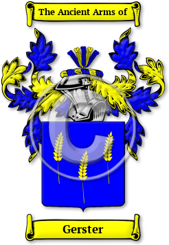 Gerster Family Crest Download (JPG) Legacy Series - 600 DPI