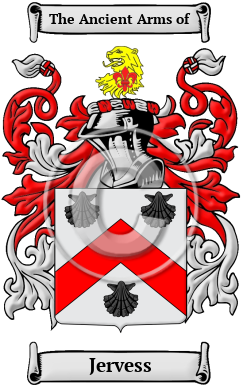 Jervess Family Crest/Coat of Arms