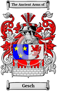 Gesch Family Crest/Coat of Arms