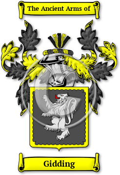 Gidding Family Crest Download (jpg) Legacy Series - 150 DPI