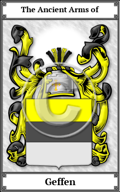 Geffen Family Crest Download (JPG)  Book Plated - 150 DPI