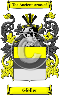 Gfeller Family Crest/Coat of Arms