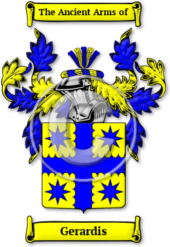Gerardis Family Crest Download (JPG) Legacy Series - 600 DPI