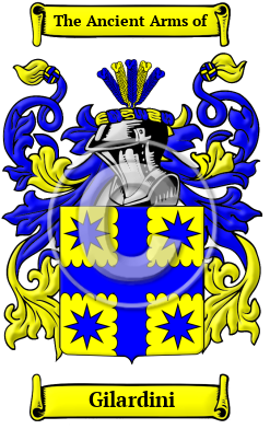 Gilardini Family Crest/Coat of Arms