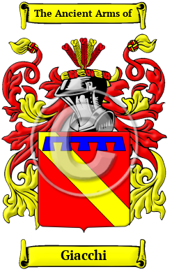 Giacchi Family Crest/Coat of Arms