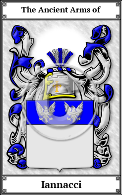 Iannacci Family Crest Download (JPG)  Book Plated - 150 DPI