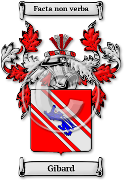Gibard Family Crest Download (jpg) Legacy Series - 150 DPI
