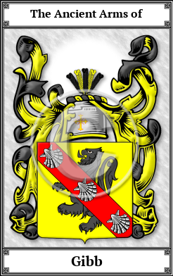 Gibb Family Crest Download (JPG) Book Plated - 600 DPI