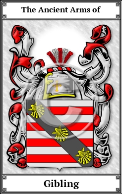 Gibling Family Crest Download (JPG) Book Plated - 600 DPI