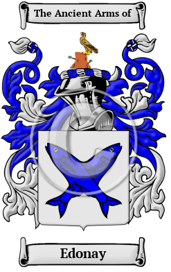 Edonay Family Crest/Coat of Arms