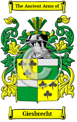 Giesbrecht Family Crest/Coat of Arms