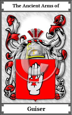 Guiser Family Crest Download (JPG) Book Plated - 600 DPI