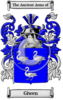 Giwen Family Crest/Coat of Arms