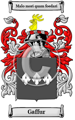 Gaffur Family Crest/Coat of Arms