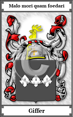 Giffer Family Crest Download (JPG)  Book Plated - 150 DPI