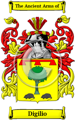 Digilio Family Crest/Coat of Arms