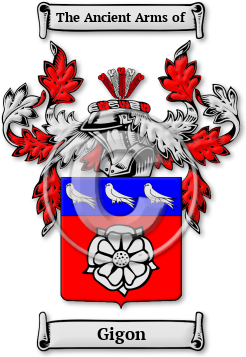 Gigon Family Crest Download (jpg) Legacy Series - 150 DPI