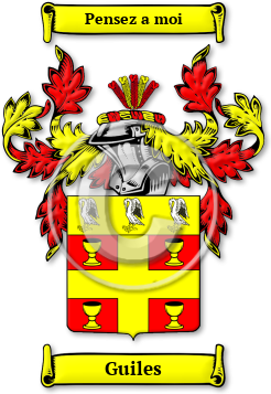Guiles Family Crest Download (jpg) Legacy Series - 150 DPI