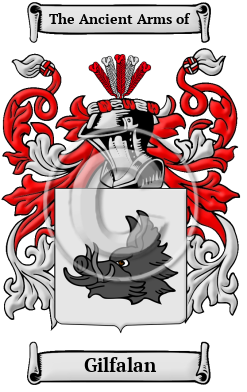 Gilfalan Family Crest/Coat of Arms