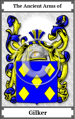 Gilker Family Crest Download (JPG)  Book Plated - 150 DPI