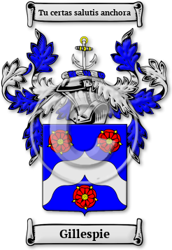 Gillespie Family Crest Download (jpg) Legacy Series - 150 DPI