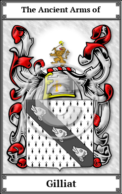 Gilliat Family Crest Download (JPG)  Book Plated - 150 DPI