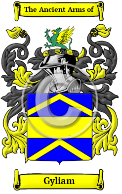 Gyliam Family Crest/Coat of Arms