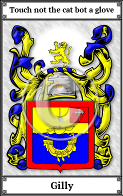 Gilly Family Crest Download (JPG)  Book Plated - 150 DPI