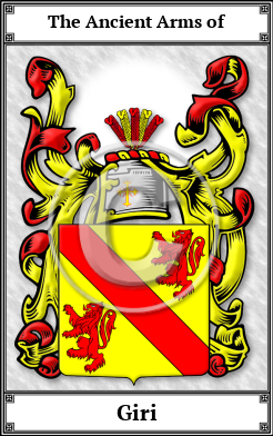 Giri Family Crest Download (JPG)  Book Plated - 150 DPI