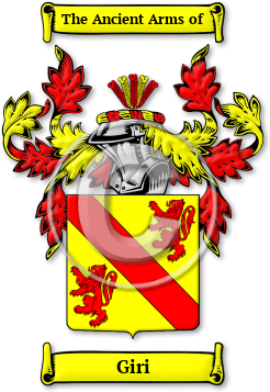 Giri Family Crest Download (jpg) Legacy Series - 150 DPI
