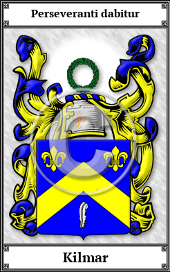 Kilmar Family Crest Download (JPG)  Book Plated - 150 DPI