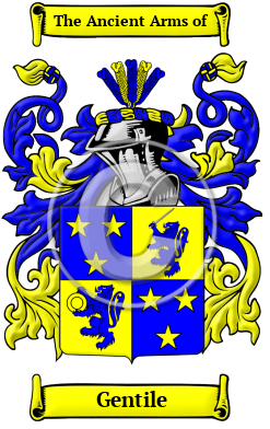 Gentile Family Crest/Coat of Arms