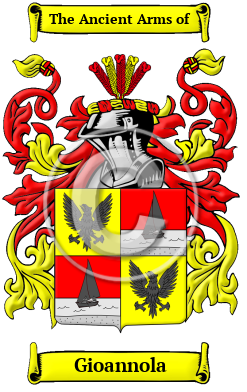 Gioannola Family Crest/Coat of Arms