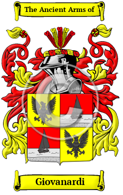 Giovanardi Family Crest/Coat of Arms