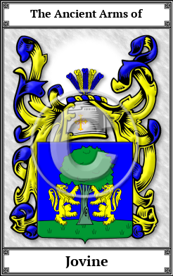 Jovine Family Crest Download (JPG)  Book Plated - 150 DPI