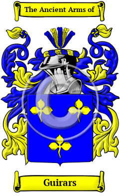 Guirars Family Crest/Coat of Arms