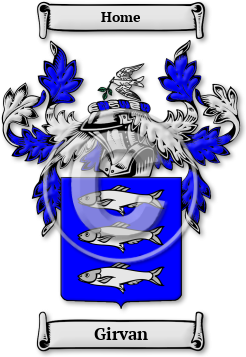 Girvan Family Crest Download (jpg) Legacy Series - 150 DPI